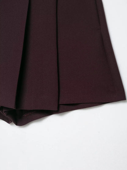 Shorts Plisados de Cintura Alta y Estilo Chic - LÚVORA