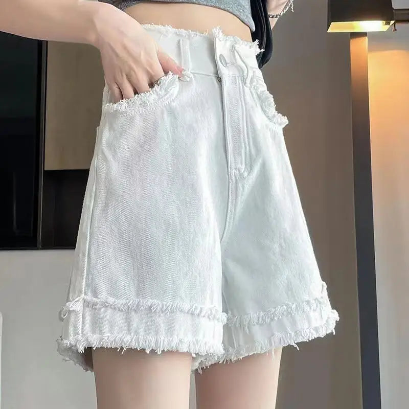 Shorts de Denim Chic - LÚVORA