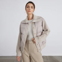 Chaqueta de Lana y Pluma Premium - LÚVORA