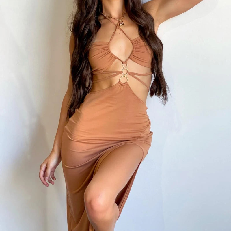 Vestido Sexy Halter - LÚVORA