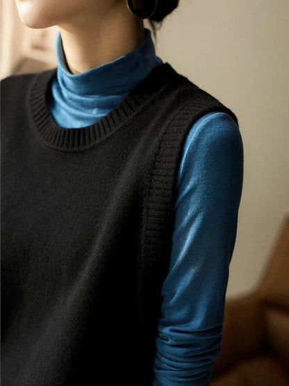 Chaleco de Lana Merino Elegante - LÚVORA