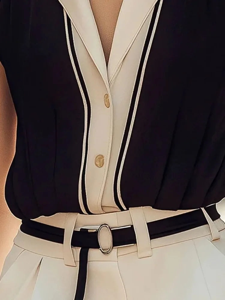 Camisa de Punto con Solapa - LÚVORA