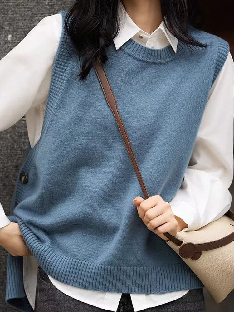 Chaleco de Lana Merino Elegante - LÚVORA