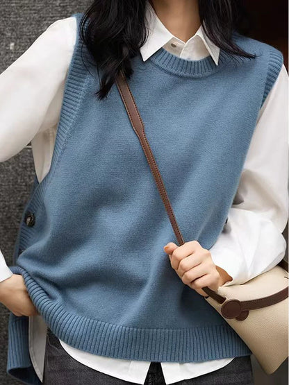 Chaleco de Lana Merino Elegante - LÚVORA