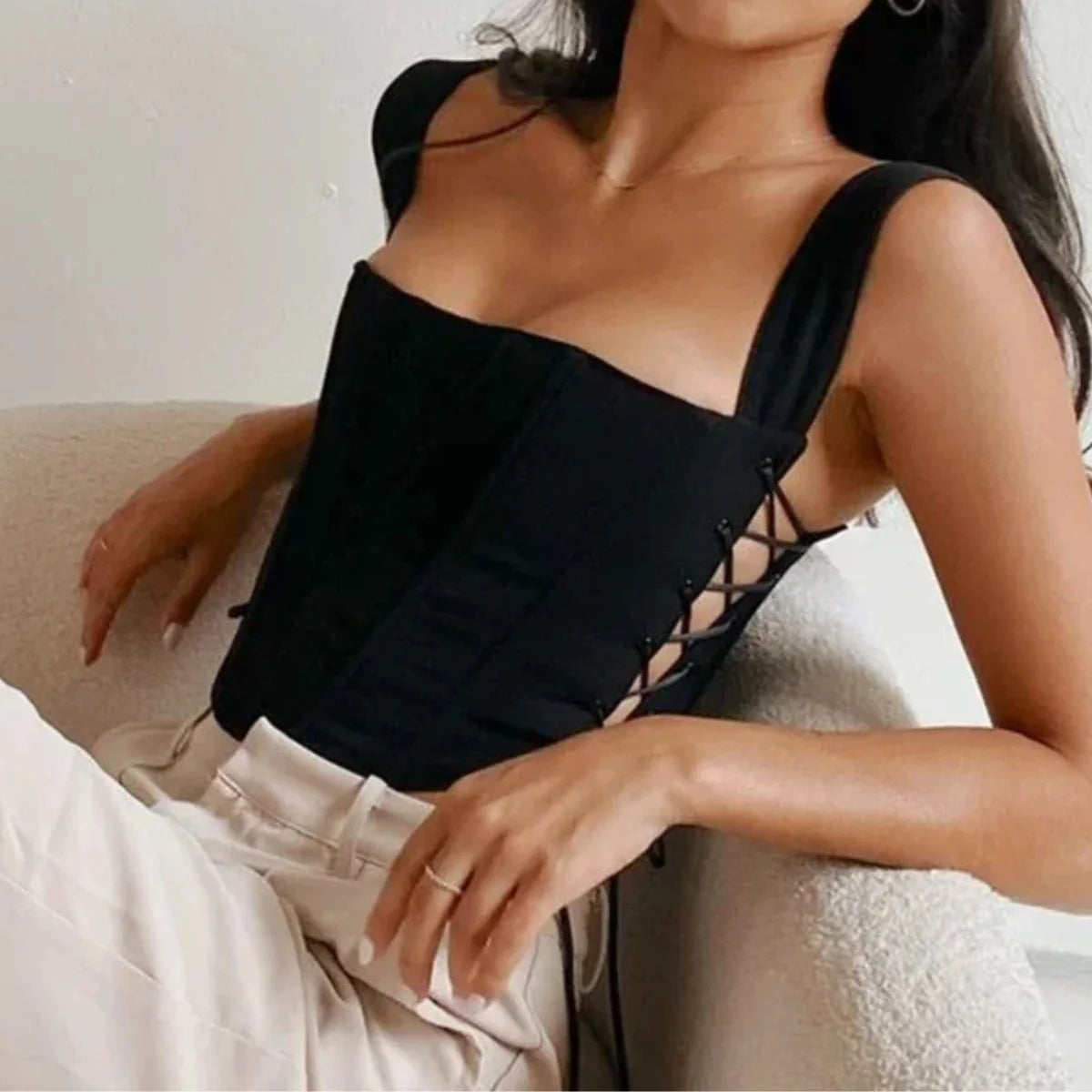 Top Corset Escultor Ajustable - LÚVORA