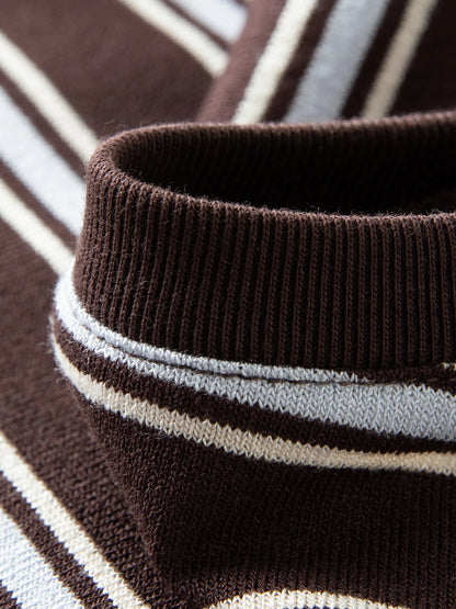 Camiseta Oversize Retro a Rayas - LÚVORA