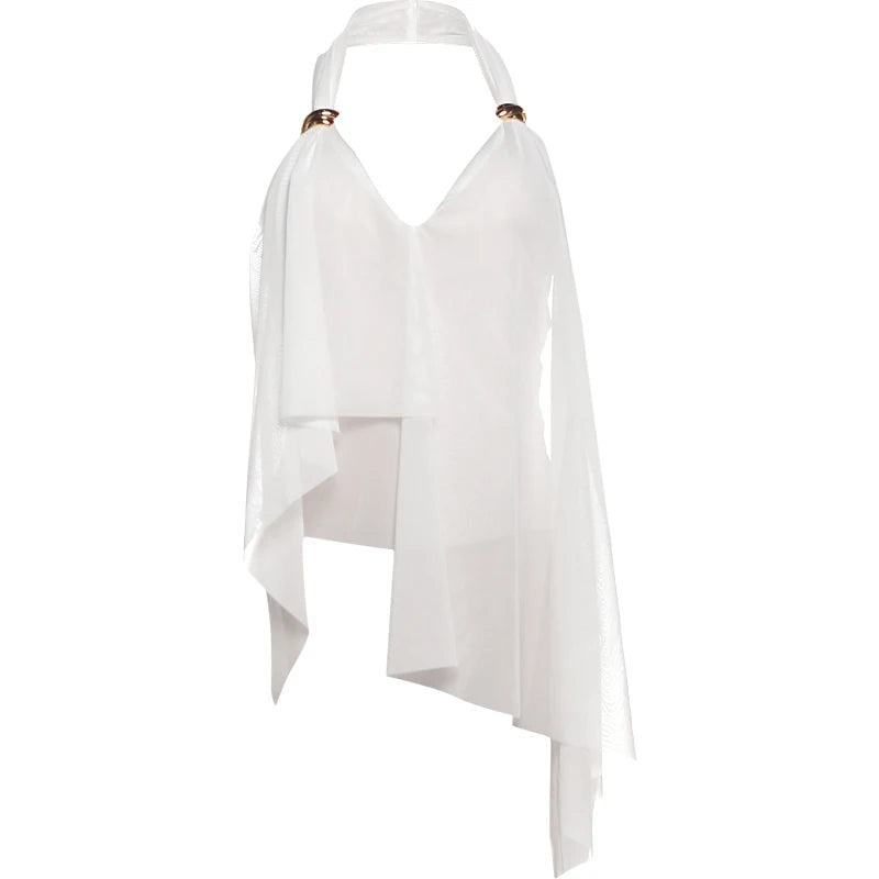 Top Sin Espalda con Escote en V - LÚVORA