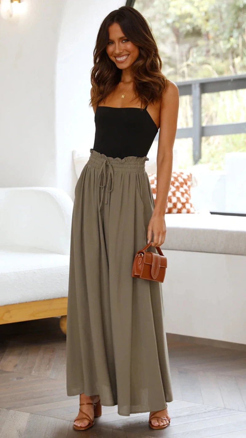 Pantalones Flare de Verano Elegantes - LÚVORA
