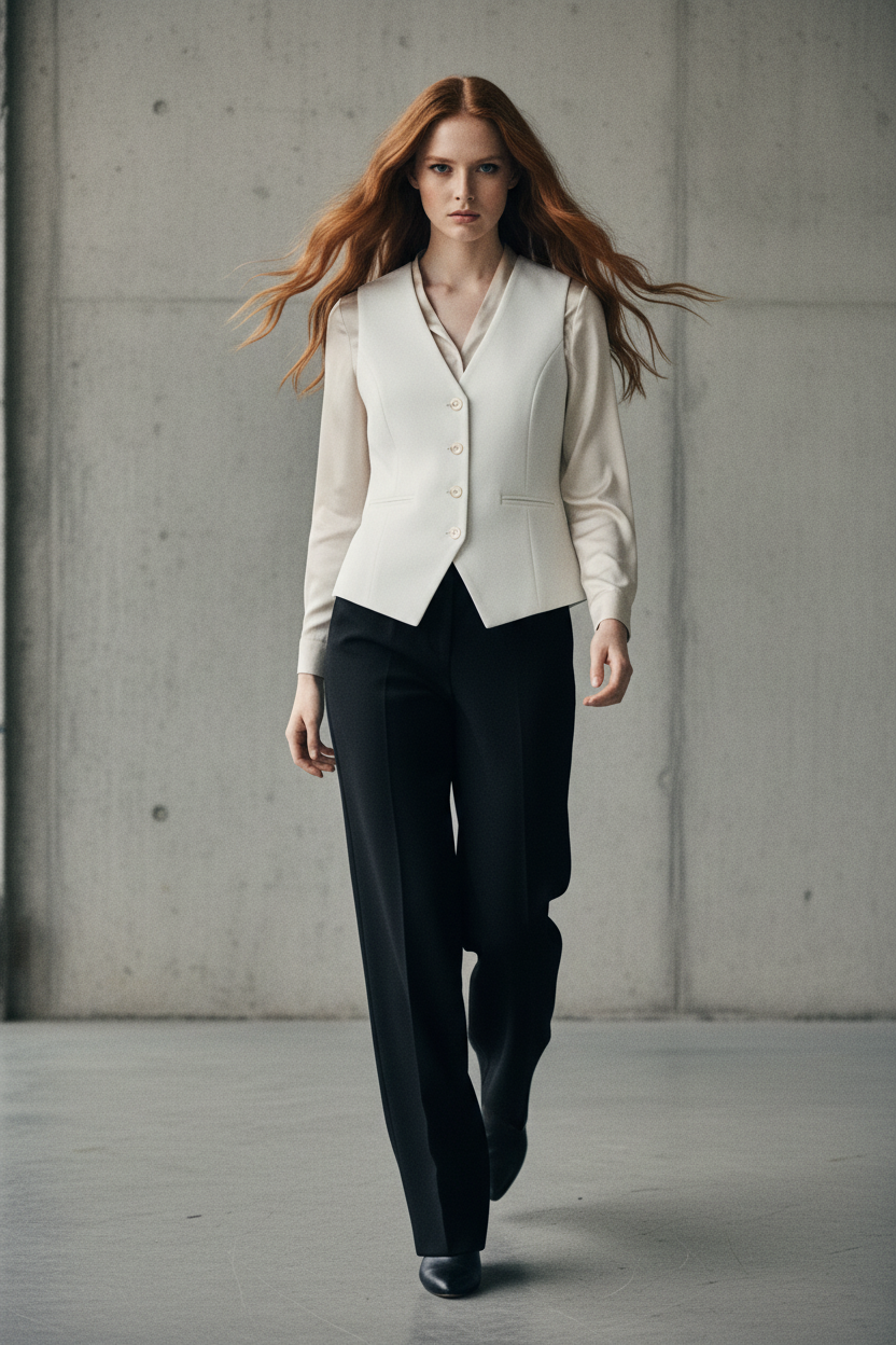 Chaleco Elegante de Oficina Mujer - LÚVORA