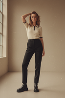 Top de Punto Color Block Sofisticado - LÚVORA