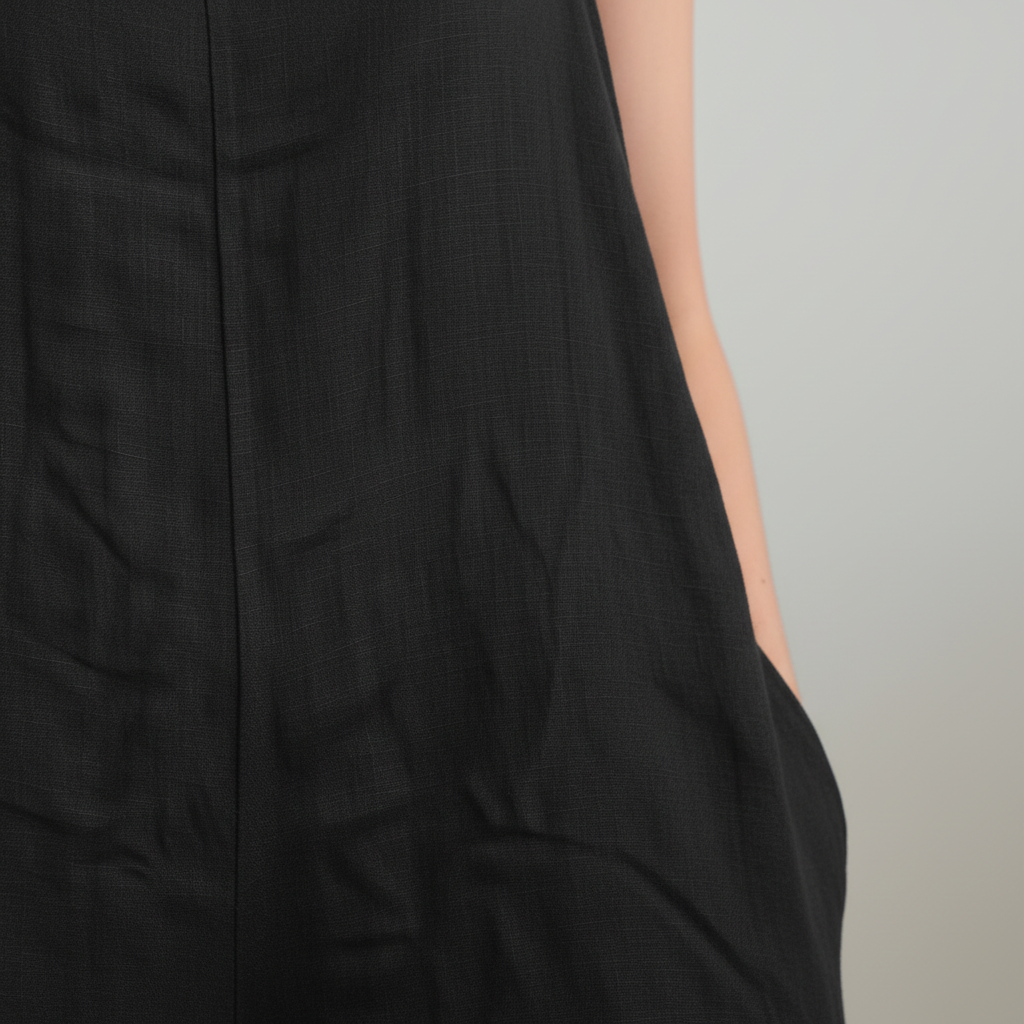 Mono holgado de lino y algodón - LÚVORA