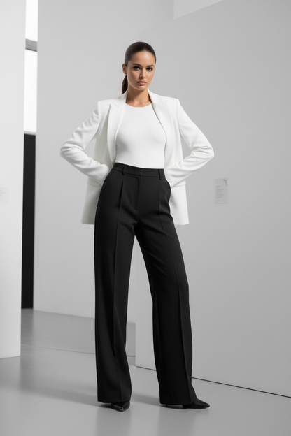 Pantalones Elegantes de Talle Alto - LÚVORA