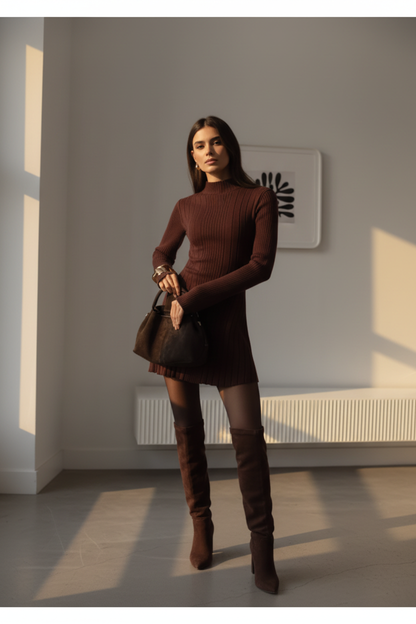 Vestido de Punto Elegante y Versátil - LÚVORA