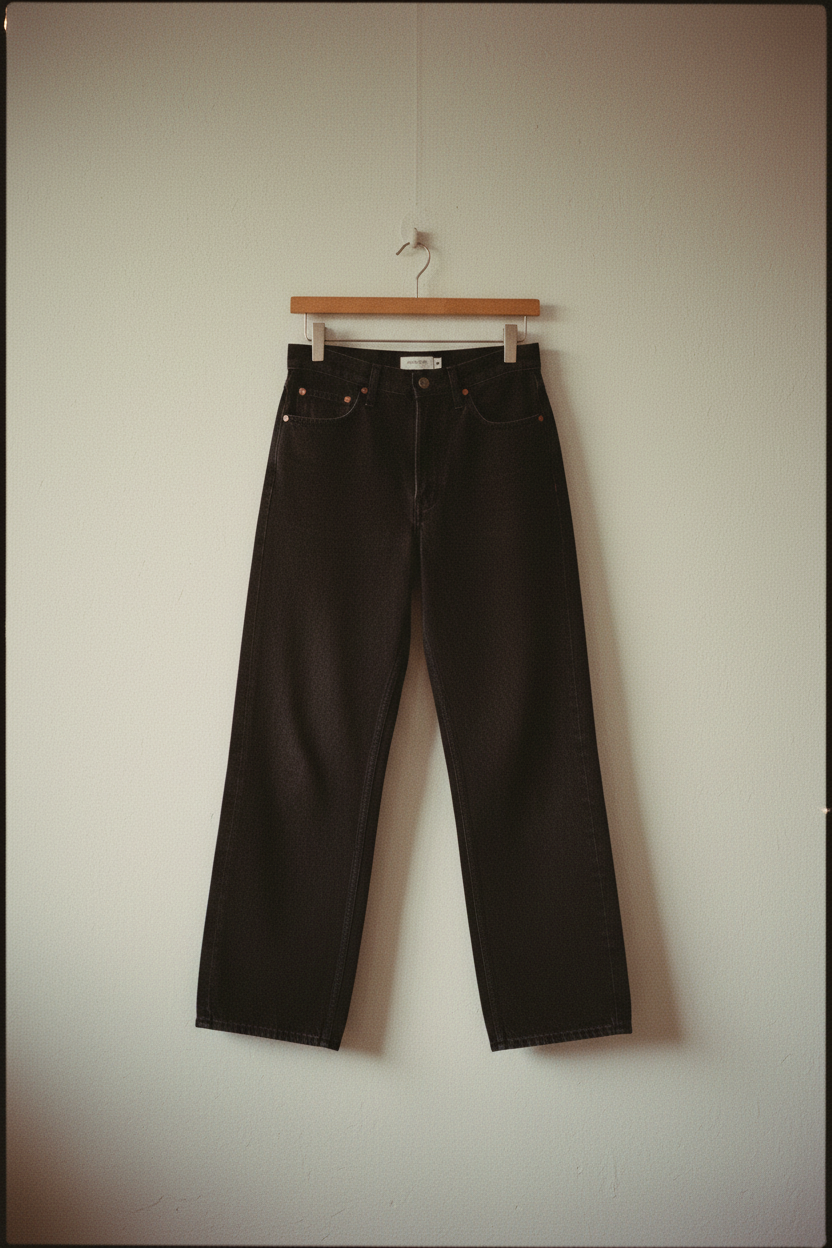 Pantalones Vaqueros Anchos Vintage Chic - LÚVORA