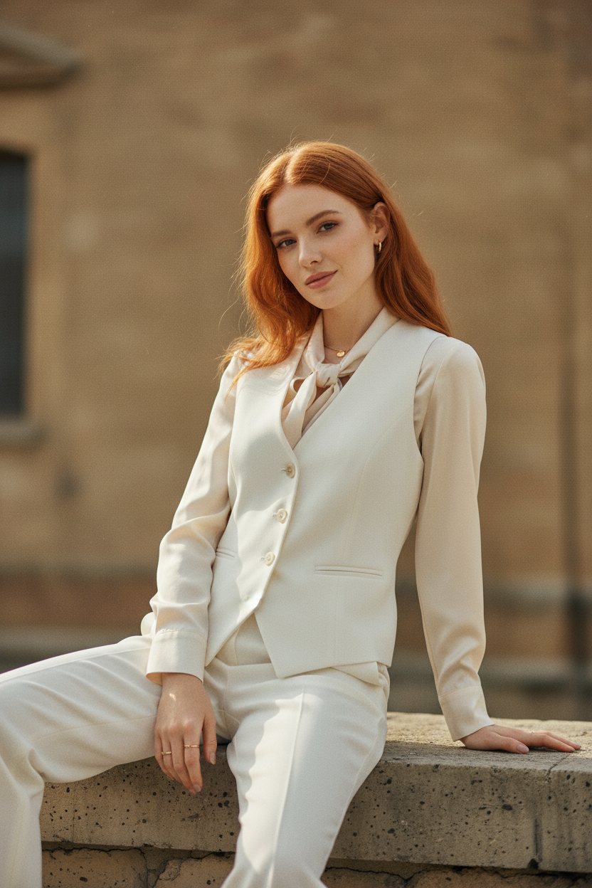 Chaleco Elegante de Oficina Mujer - LÚVORA