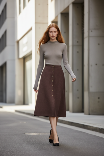 Camiseta Térmica Elegante de Lana - LÚVORA