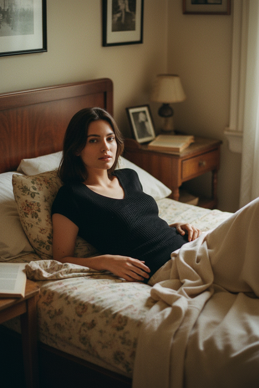 Remera de Punto Fino Estilizador - LÚVORA