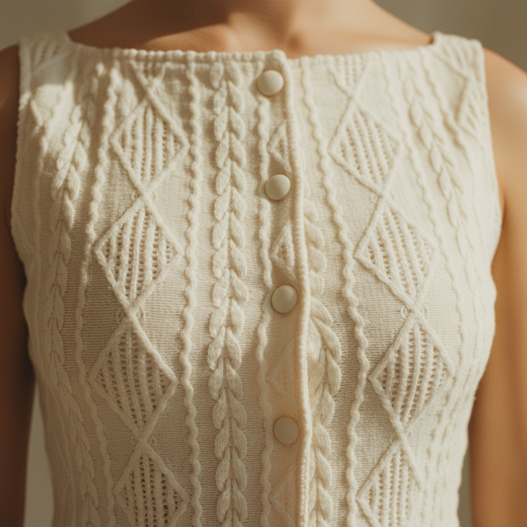 Camisa Estructurada con Textura Geométrica - LÚVORA