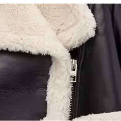 Chaqueta de Cuero Sintético Vintage - LÚVORA