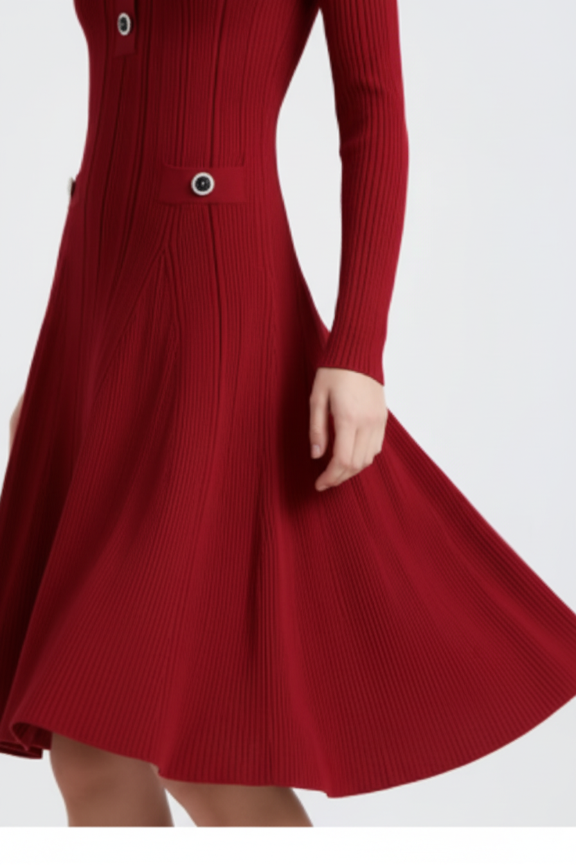 Vestido Mini de Punto Premium - LÚVORA