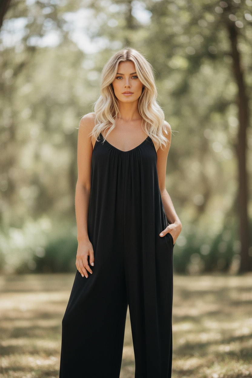 Mono Largo Fluido con Bolsillos - LÚVORA