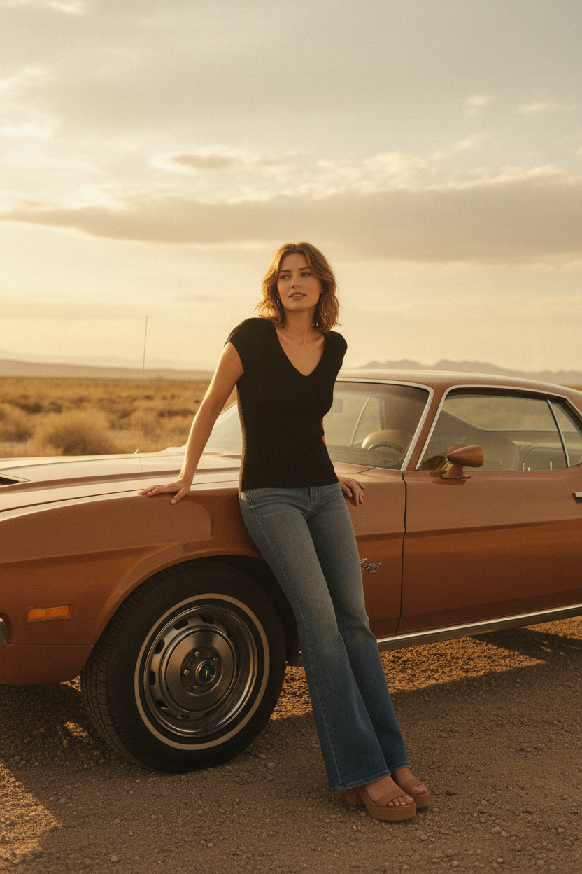 Remera de Punto Fino Estilizador - LÚVORA