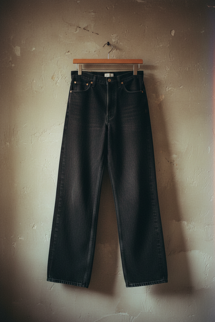 Pantalones Vaqueros Anchos Vintage Chic - LÚVORA