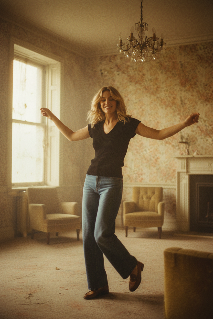 Remera de Punto Fino Estilizador - LÚVORA