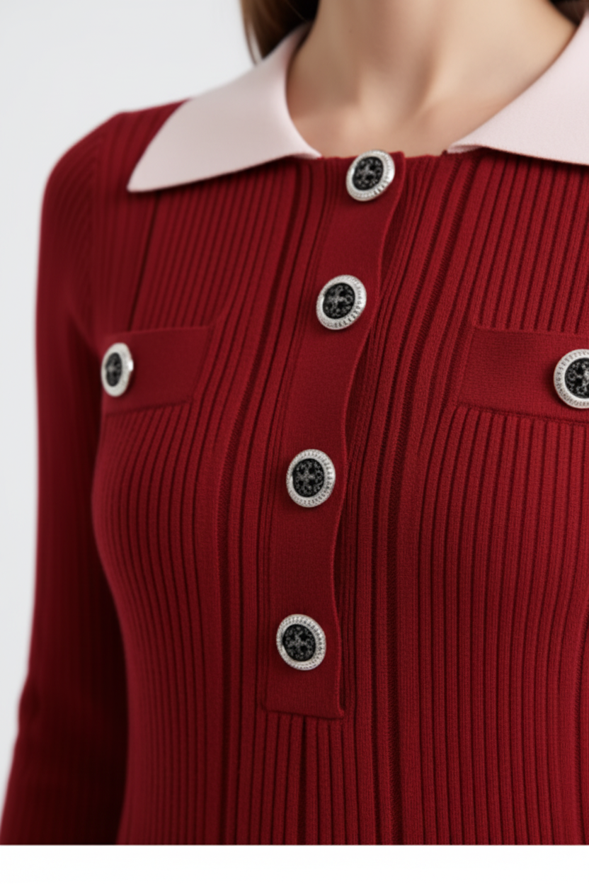 Vestido Mini de Punto Premium - LÚVORA