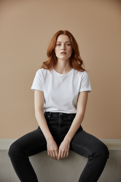 Camiseta Esencial Premium 100% Algodón - LÚVORA