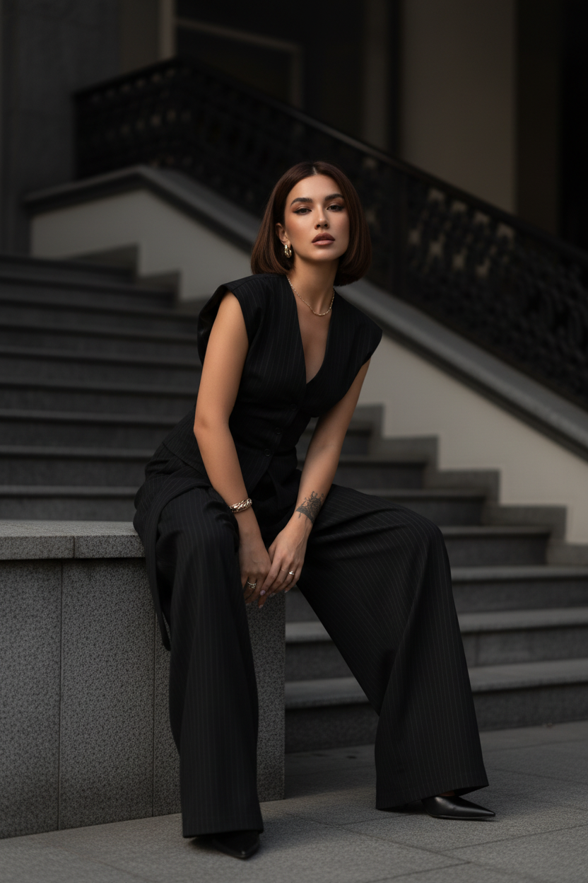 Conjunto Vintage Elegante - LÚVORA