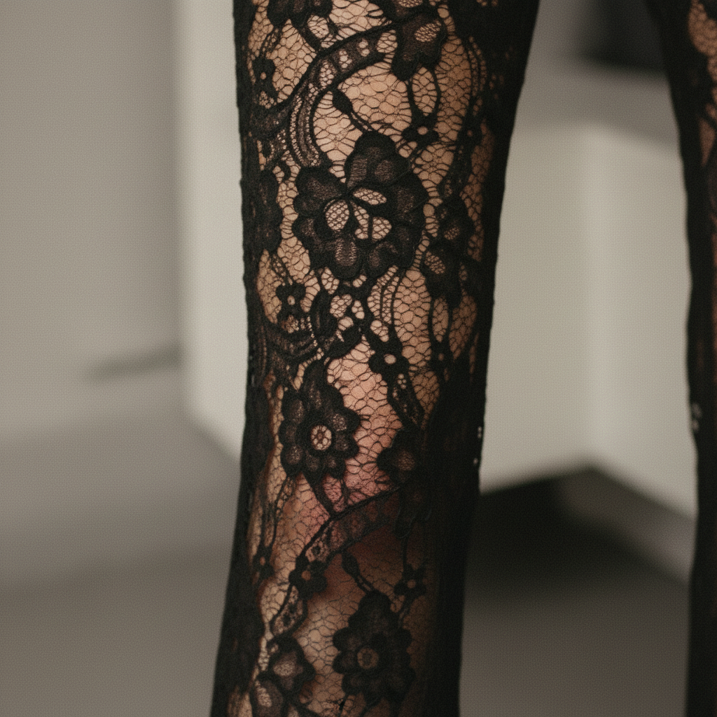 Pantalones Altos de Encaje - LÚVORA