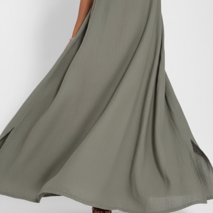 Vestido Largo con Abiertos Laterales - LÚVORA