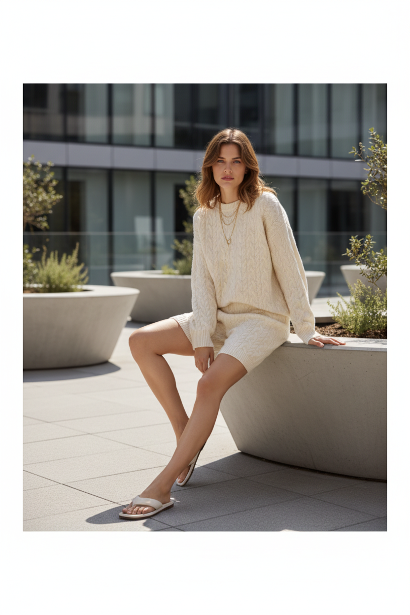 Shorts de Lana Merino de Lujo - LÚVORA