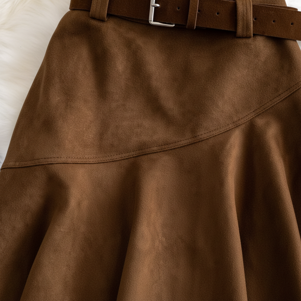 Falda Asimétrica Chic con Volantes - LÚVORA