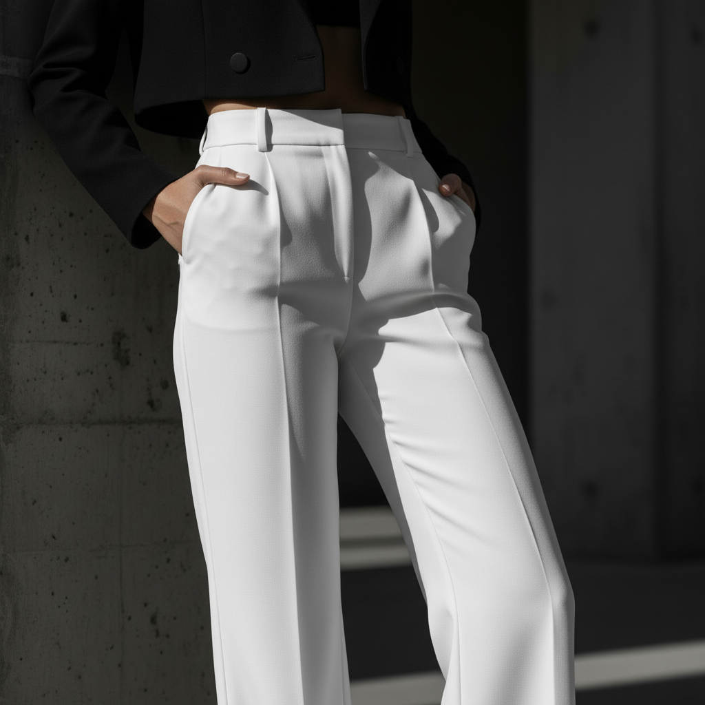 Pantalones de Sastre de Cintura Alta - LÚVORA