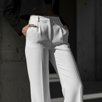 Pantalones de Sastre de Cintura Alta - LÚVORA