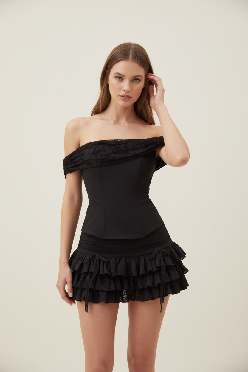 Vestido Gótico Sexy - LÚVORA