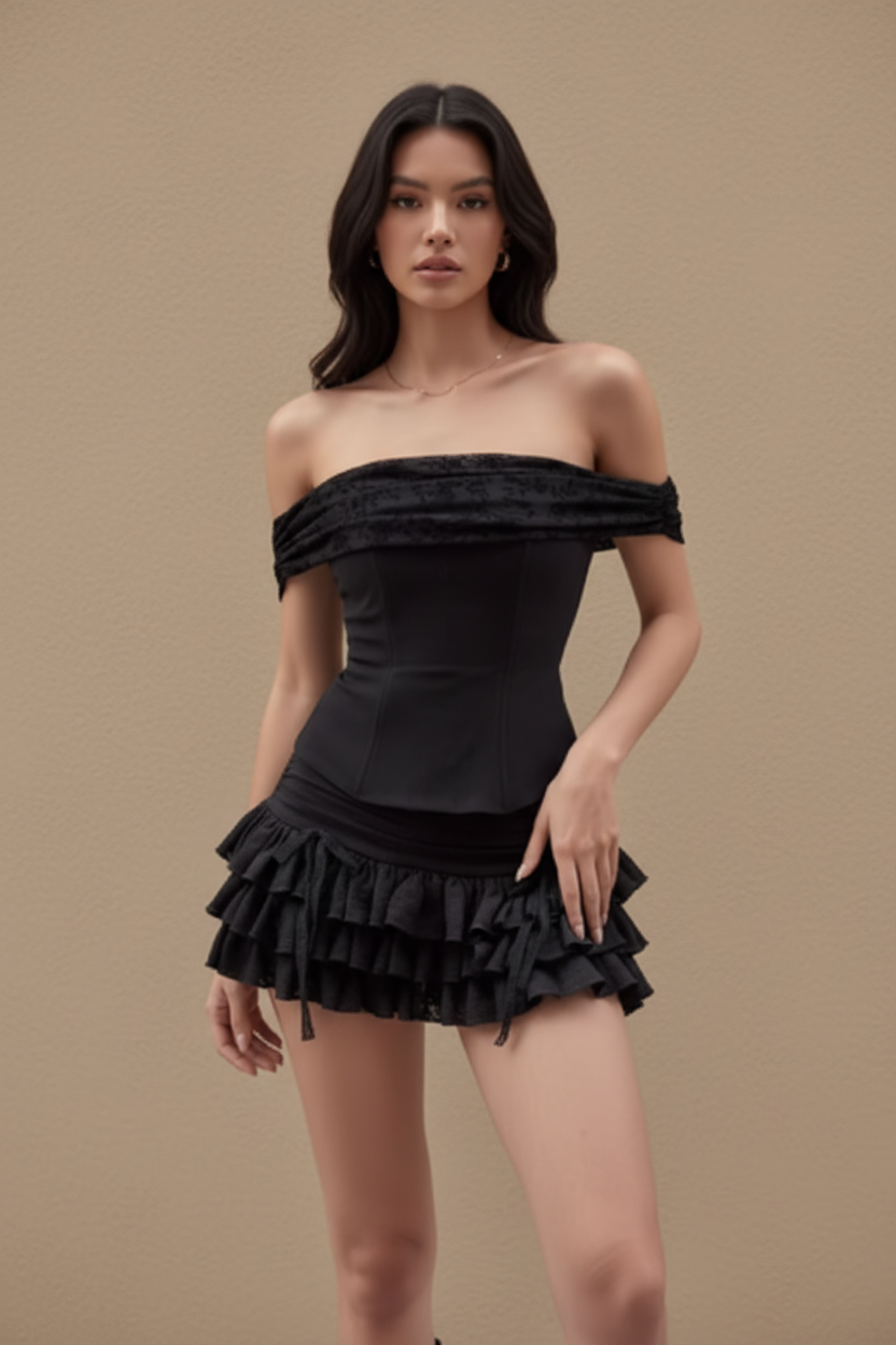 Vestido Gótico Sexy - LÚVORA