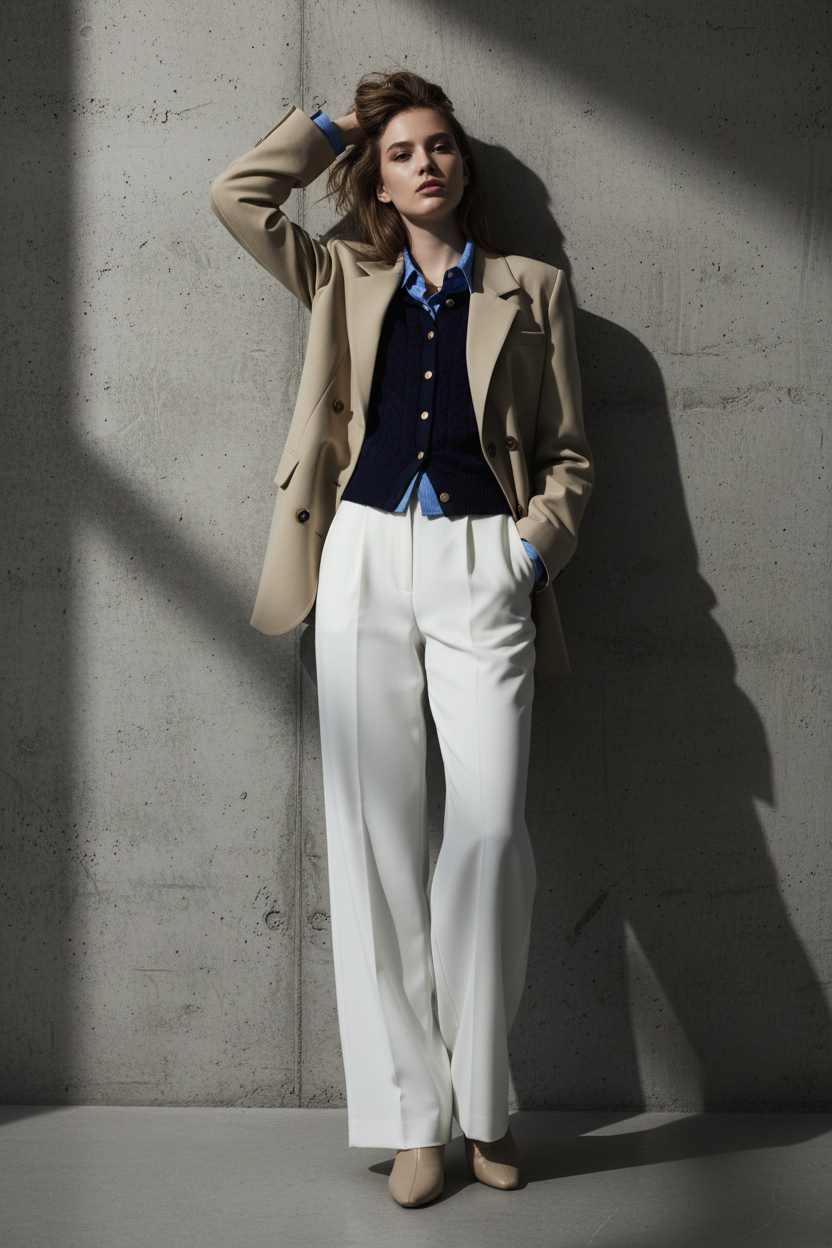 Blazer caqui chic - LÚVORA