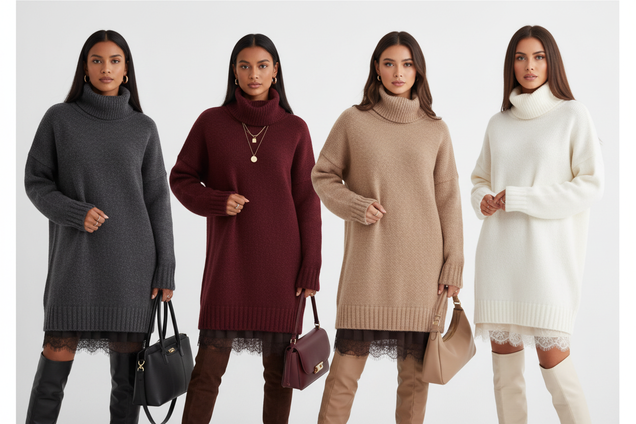 Conjunto Chic de Suéter y Falda - LÚVORA