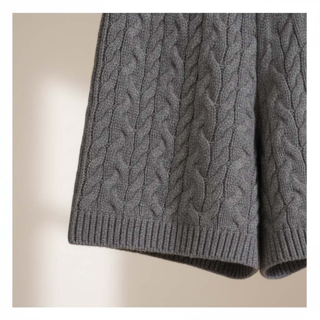 Shorts de Lana Merino de Lujo - LÚVORA