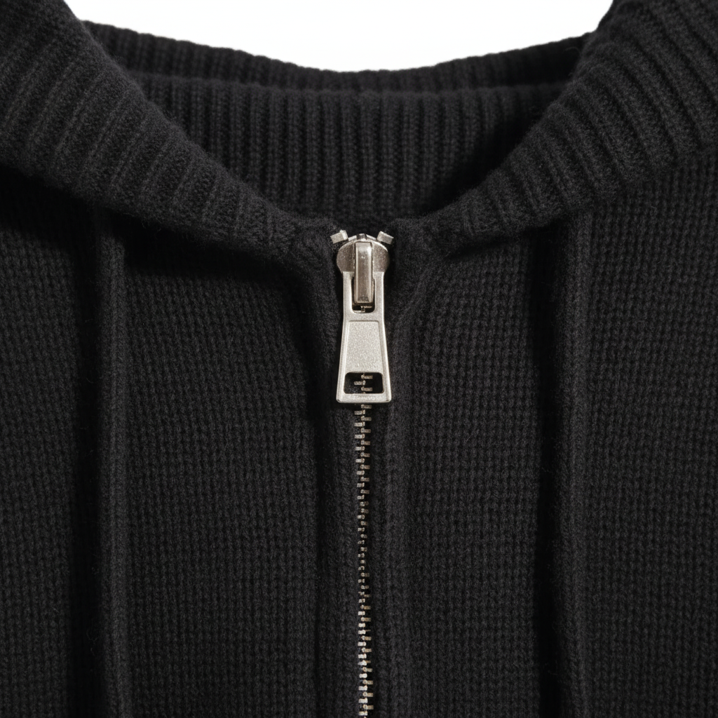 Cárdigan Con Capucha y Cremallera Chic - LÚVORA