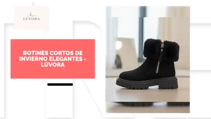 Botines Cortos de Invierno Elegantes - L&Uacute;VORA by@Outfy